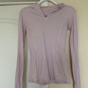 Lululemon light pink quarter zip